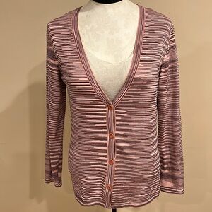 Sport Missoni Pink And Black Cardigan Sz 46